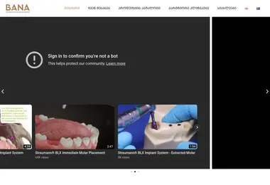 Screenshot of ltdbana.ge