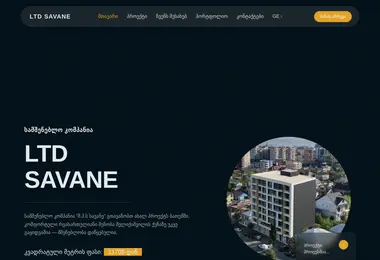 Screenshot of ltdsavane.ge