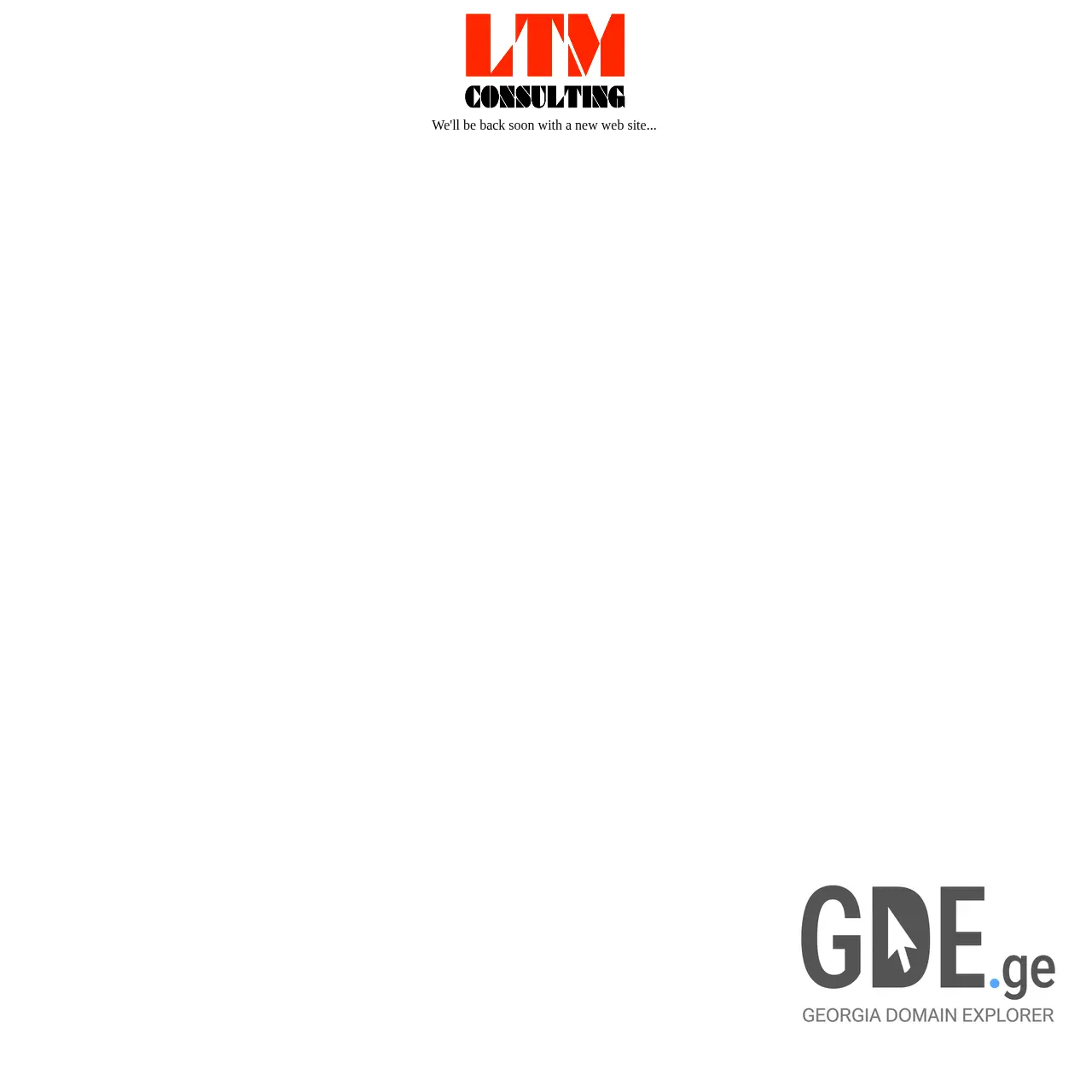 Screenshot of the site ltm-consulting.ge at 2025-12-09