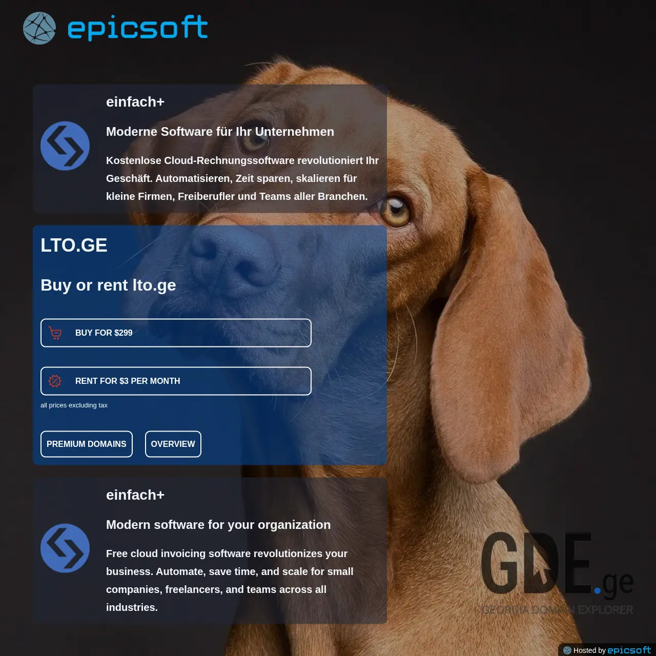 Screenshot of the site lto.ge at 2025-12-09