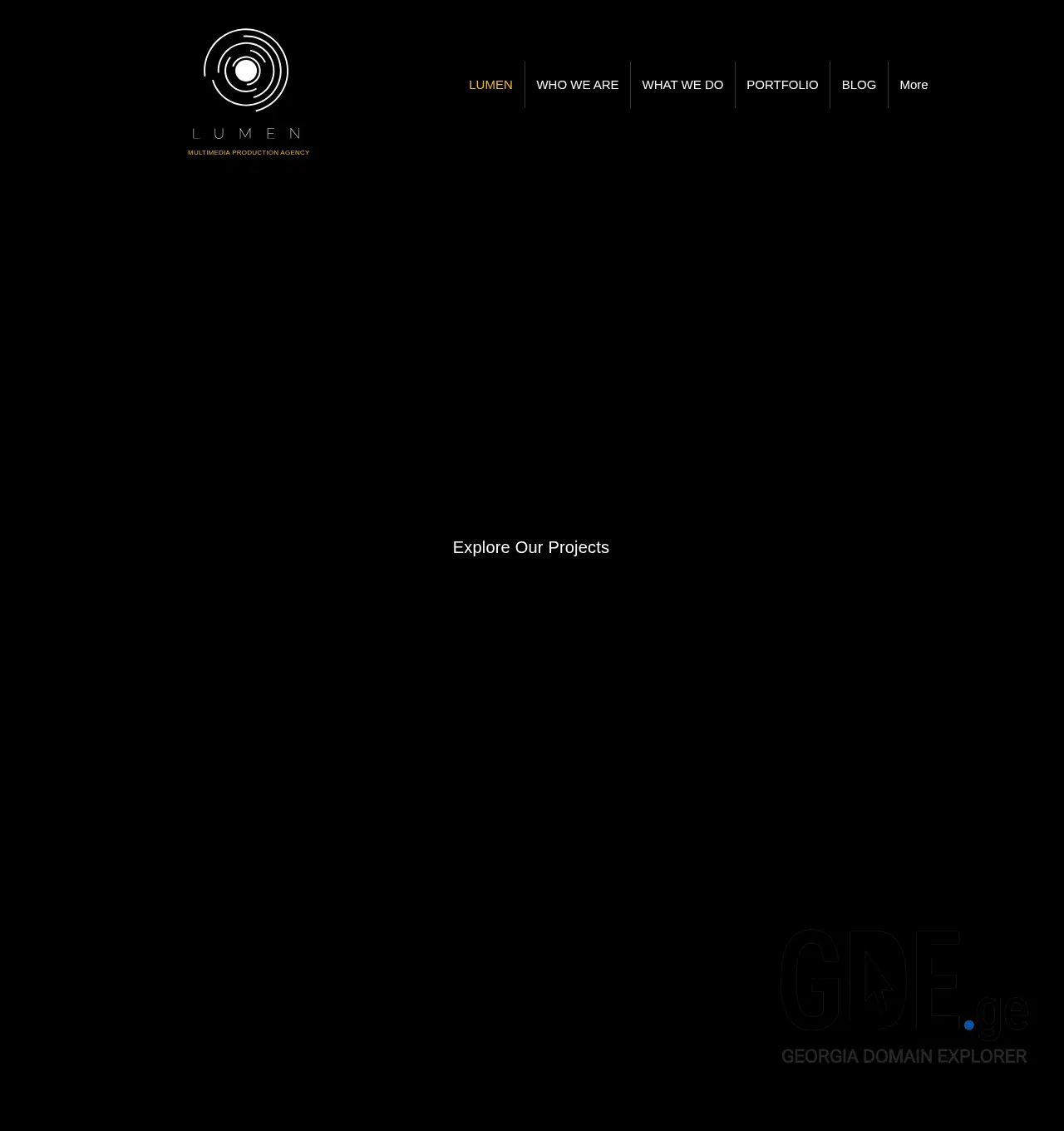 Screenshot of the site lumenevents.ge at 2025-12-03