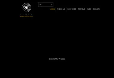 Screenshot of lumenevents.ge
