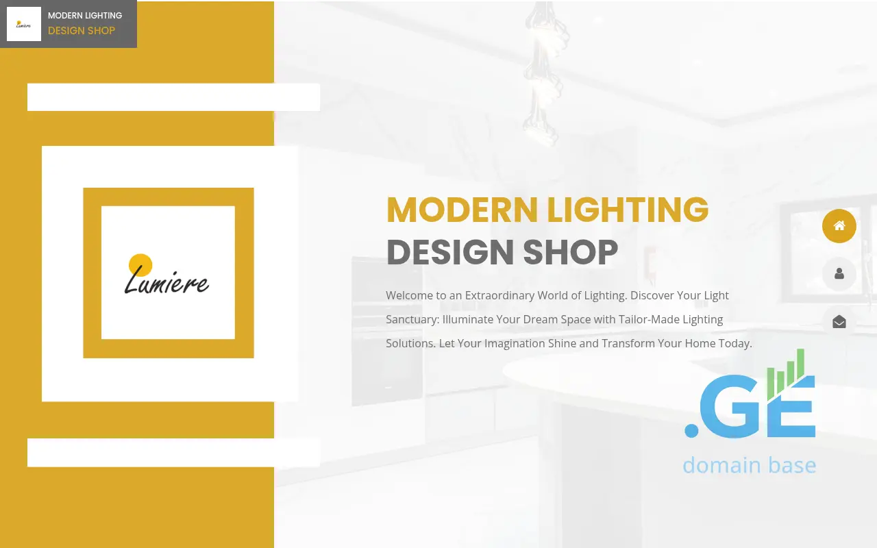 Screenshot of the site lumiere.ge