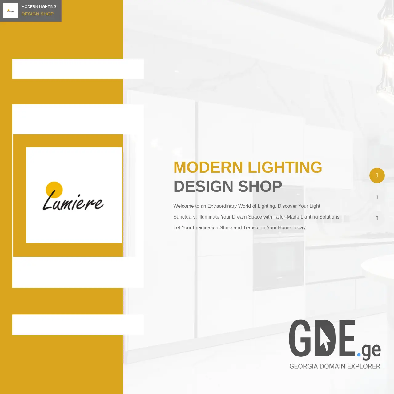 Screenshot of the site lumiere.ge at 2025-12-09