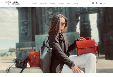 Screenshot of lusy.ge
