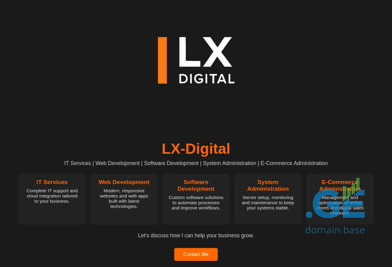 Screenshot of the site lx-digital.ge