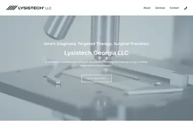Screenshot of lysistech.ge
