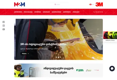 Скриншот m2m-3m.ge