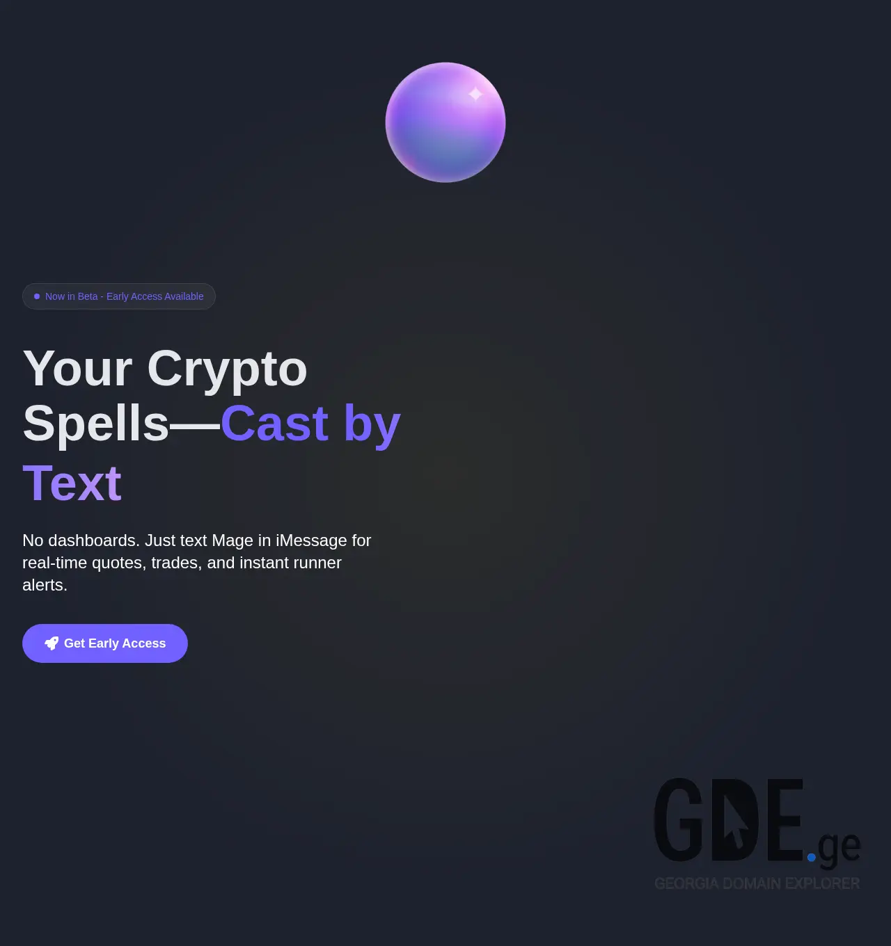 Screenshot of the site ma.ge at 2025-12-02