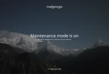 Screenshot of mafgeorgia.ge