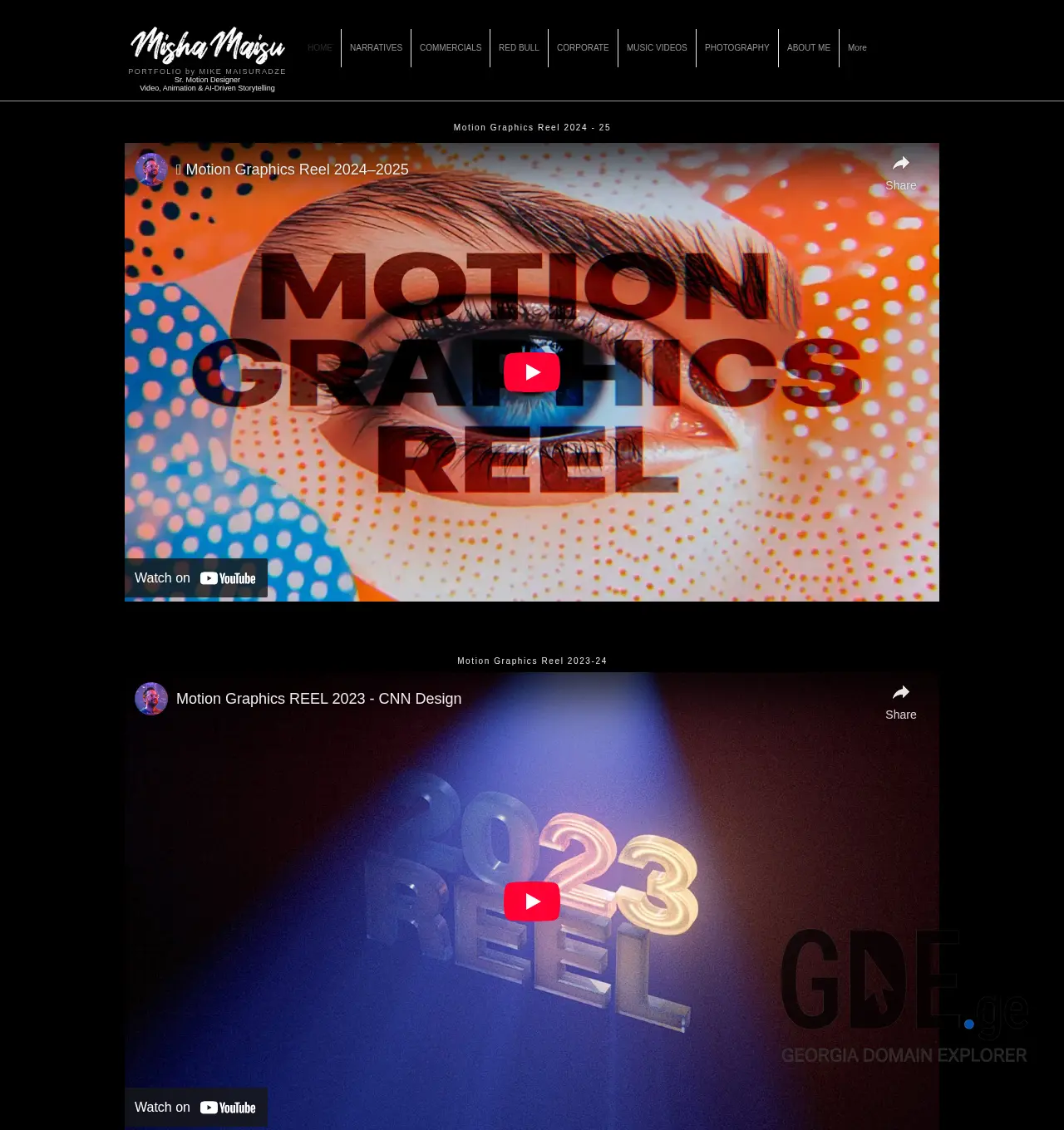 Screenshot of the site magic.ge at 2025-11-29
