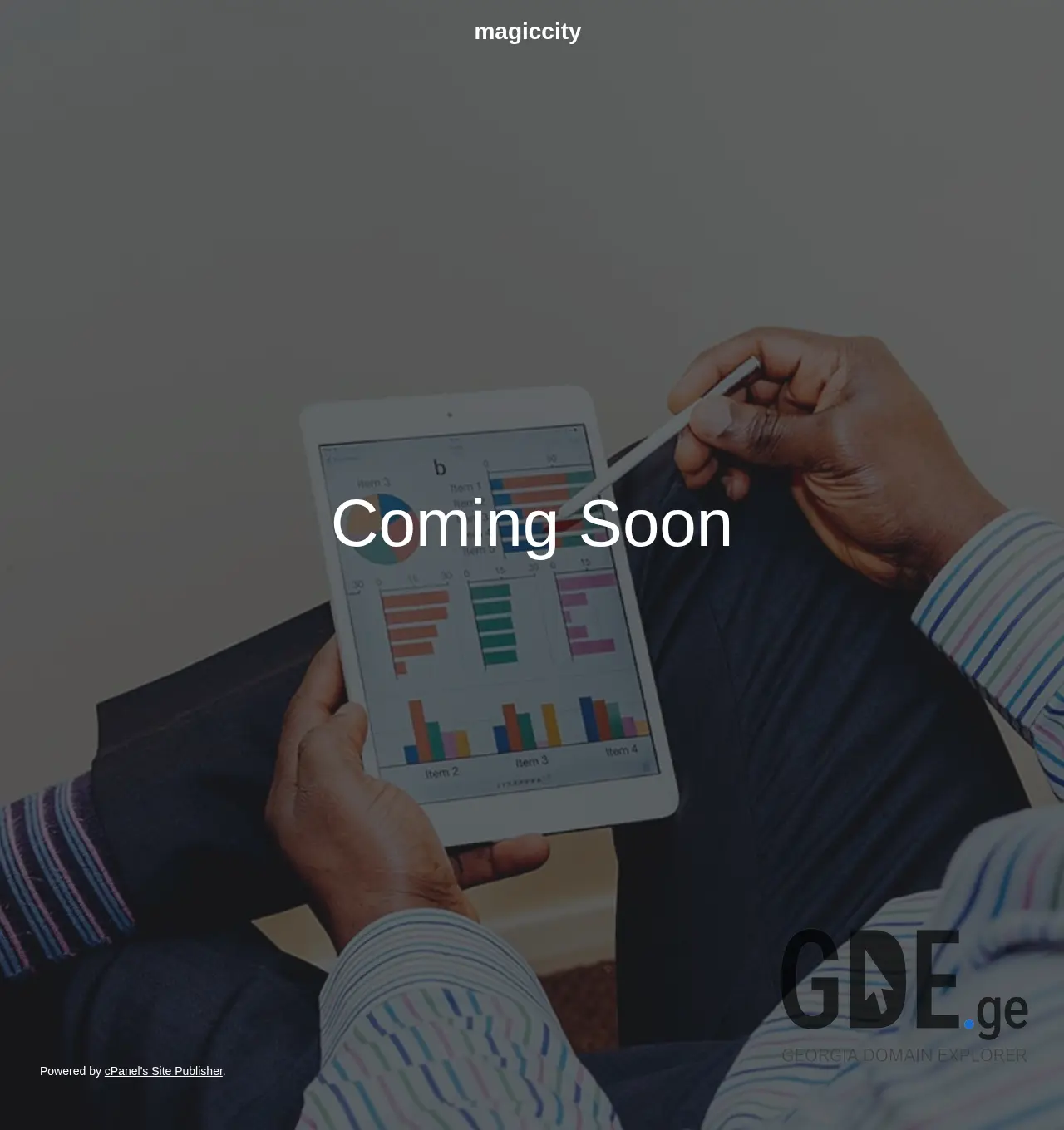 Screenshot of the site magiccity.ge at 2025-12-02