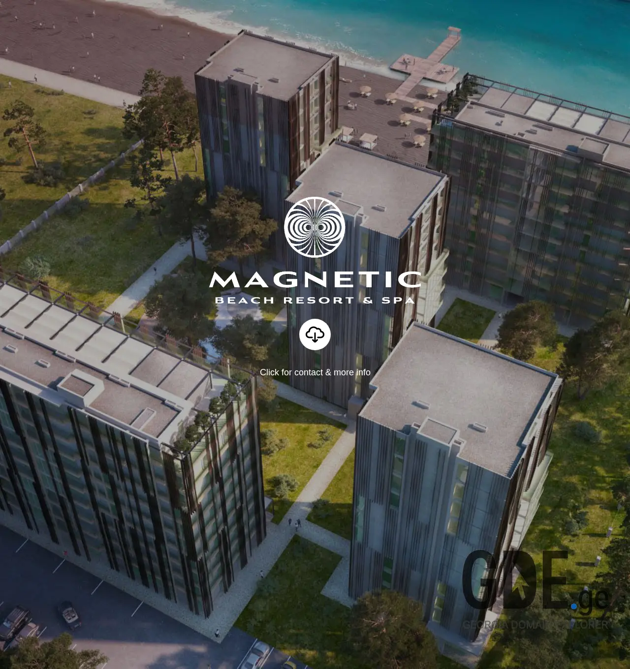 Screenshot of the site magnetic.ge at 2025-12-02