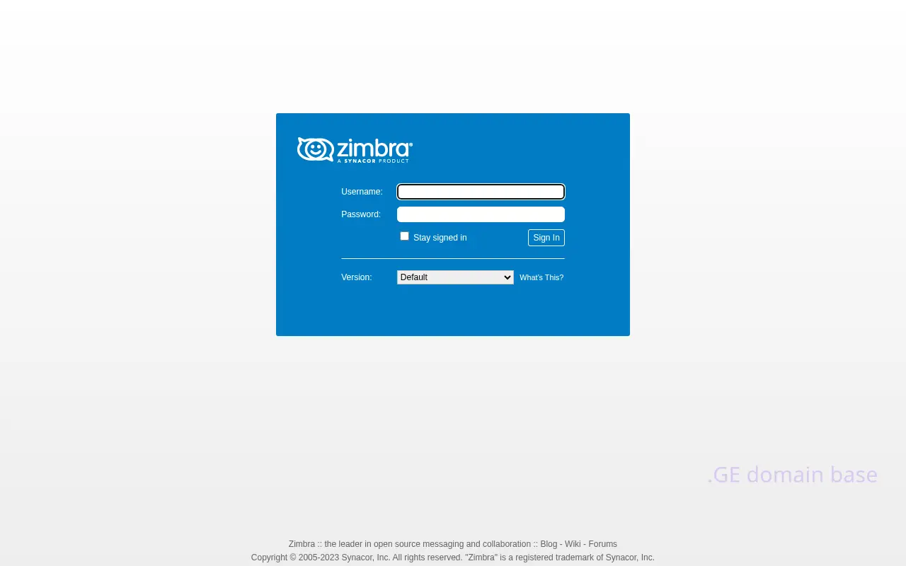 Screenshot of the site mail.ge at 2025-09-07