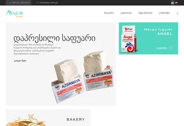 major.com.ge-ის ეკრანის სურათი
