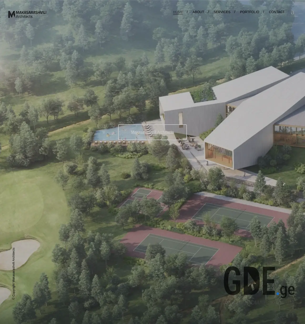 Screenshot of the site makasarashvili.ge at 2025-12-02