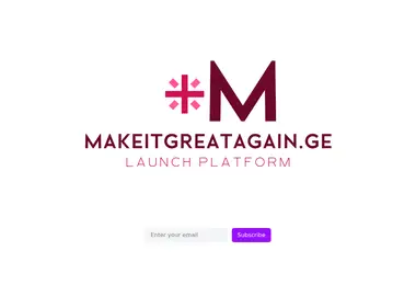 makeitgreatagain.ge-ის ეკრანის სურათი