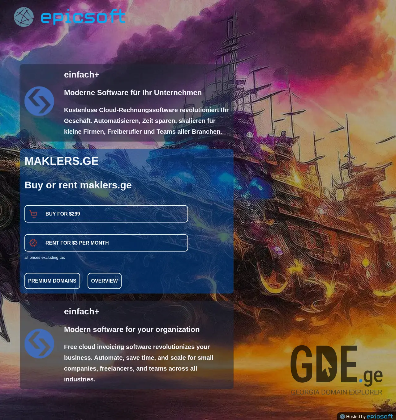 Screenshot of the site maklers.ge at 2025-11-29