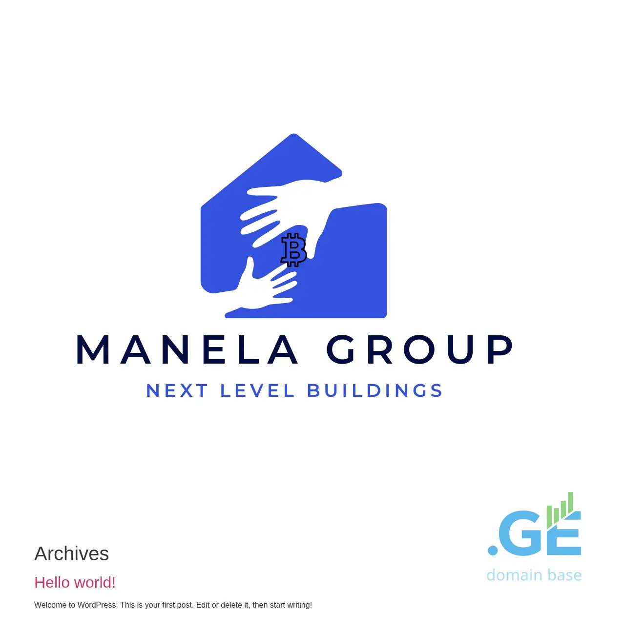 Screenshot of the site manelagroup.ge