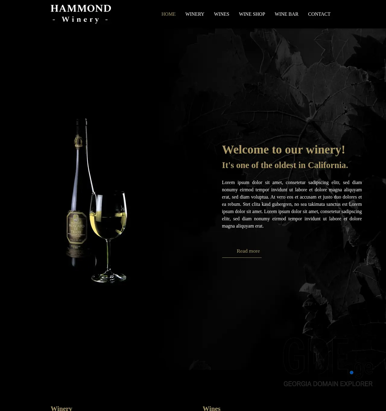 Screenshot of the site mani.ge at 2025-12-02