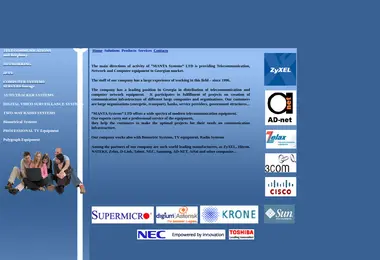 Screenshot of mantasystems.ge