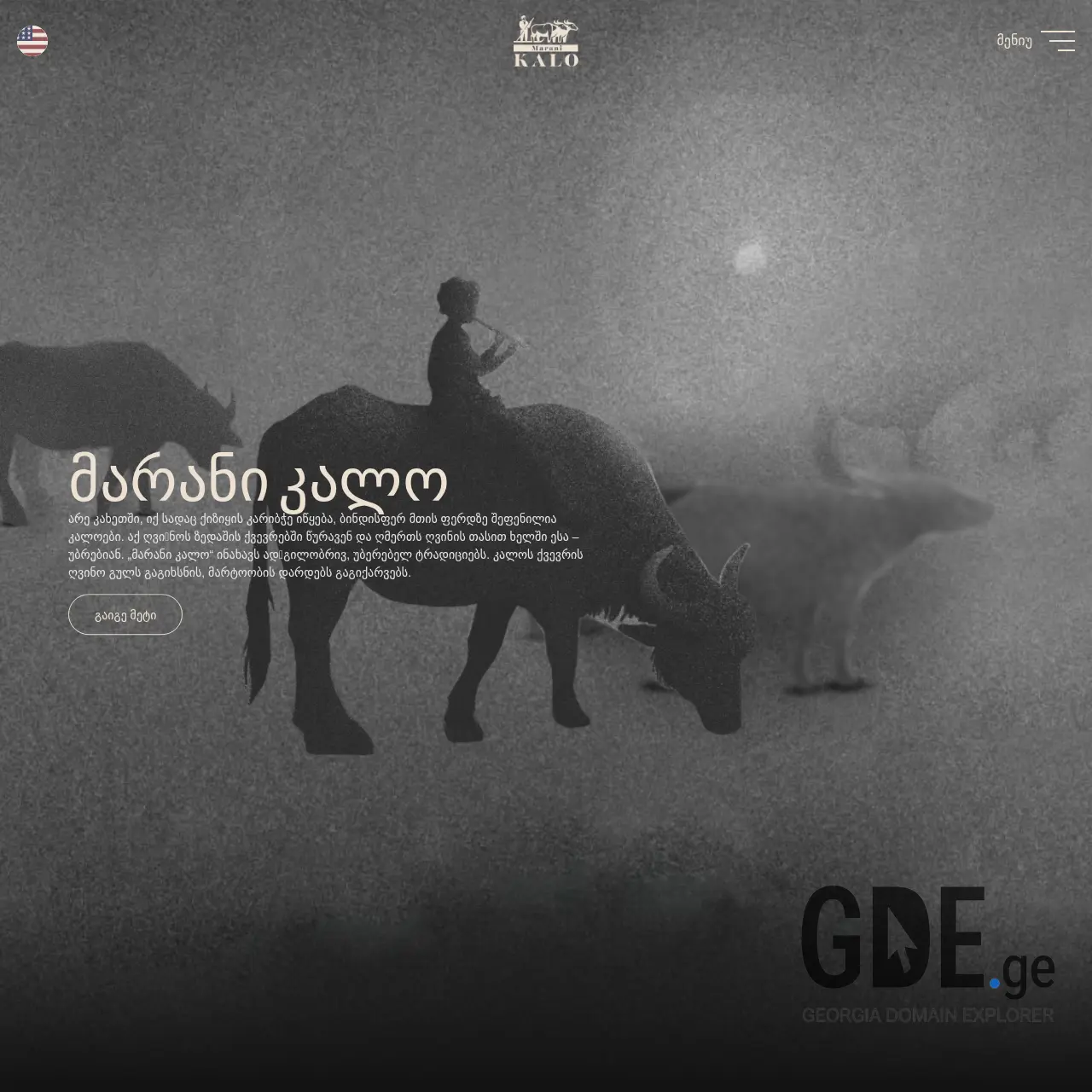 Screenshot of the site maranikalo.ge at 2025-12-09