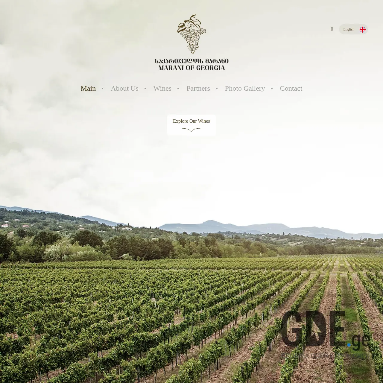 Screenshot of the site maraniofgeorgia.ge at 2026-02-27