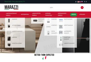 Screenshot of marazzi.ge