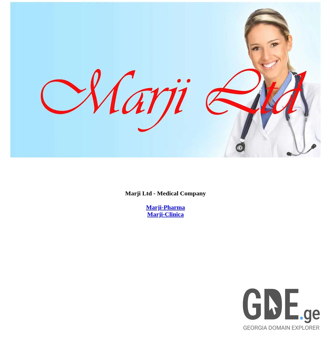 Screenshot of the site marji.ge at 2025-12-02
