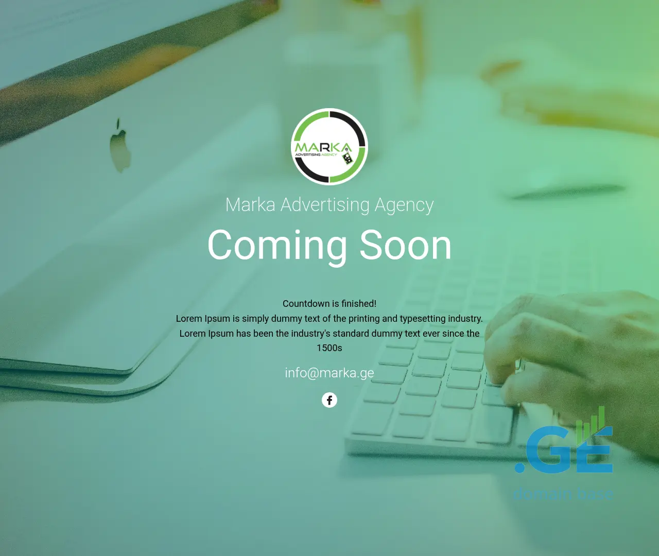 Screenshot of the site marka.ge