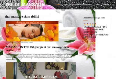 Screenshot of massage24.ge