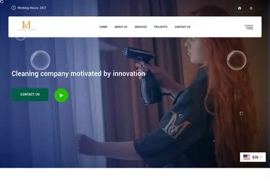 Screenshot of mastercleaner.ge