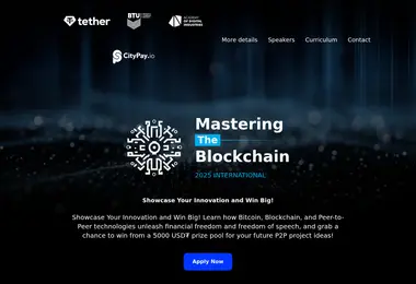 Screenshot of masteringblockchain.ge