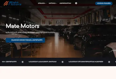 Screenshot of matemotors.ge