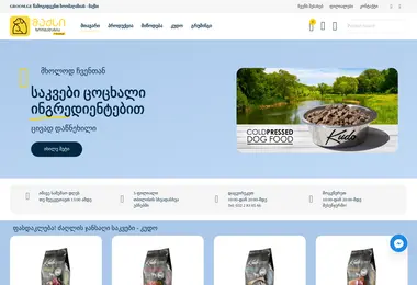 Screenshot of maxi.ge