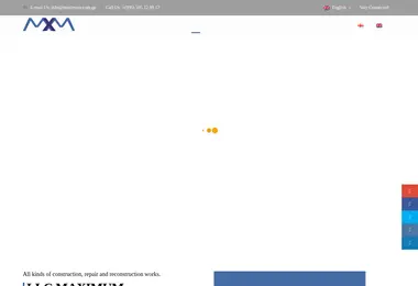 Screenshot of maximum.com.ge