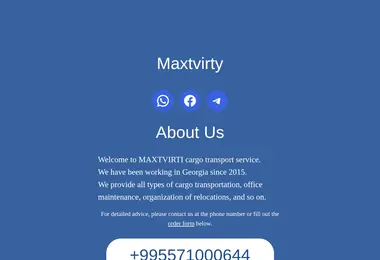 Screenshot of maxtvirti.ge
