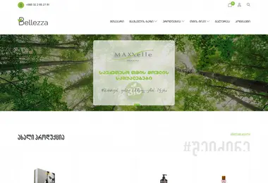 Screenshot of maxxelle.ge