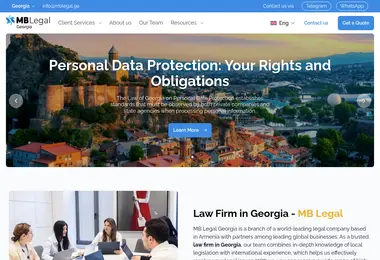 Скриншот mblegal.ge