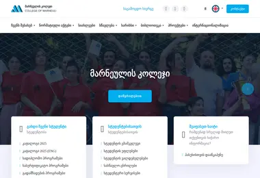Screenshot of mc.edu.ge