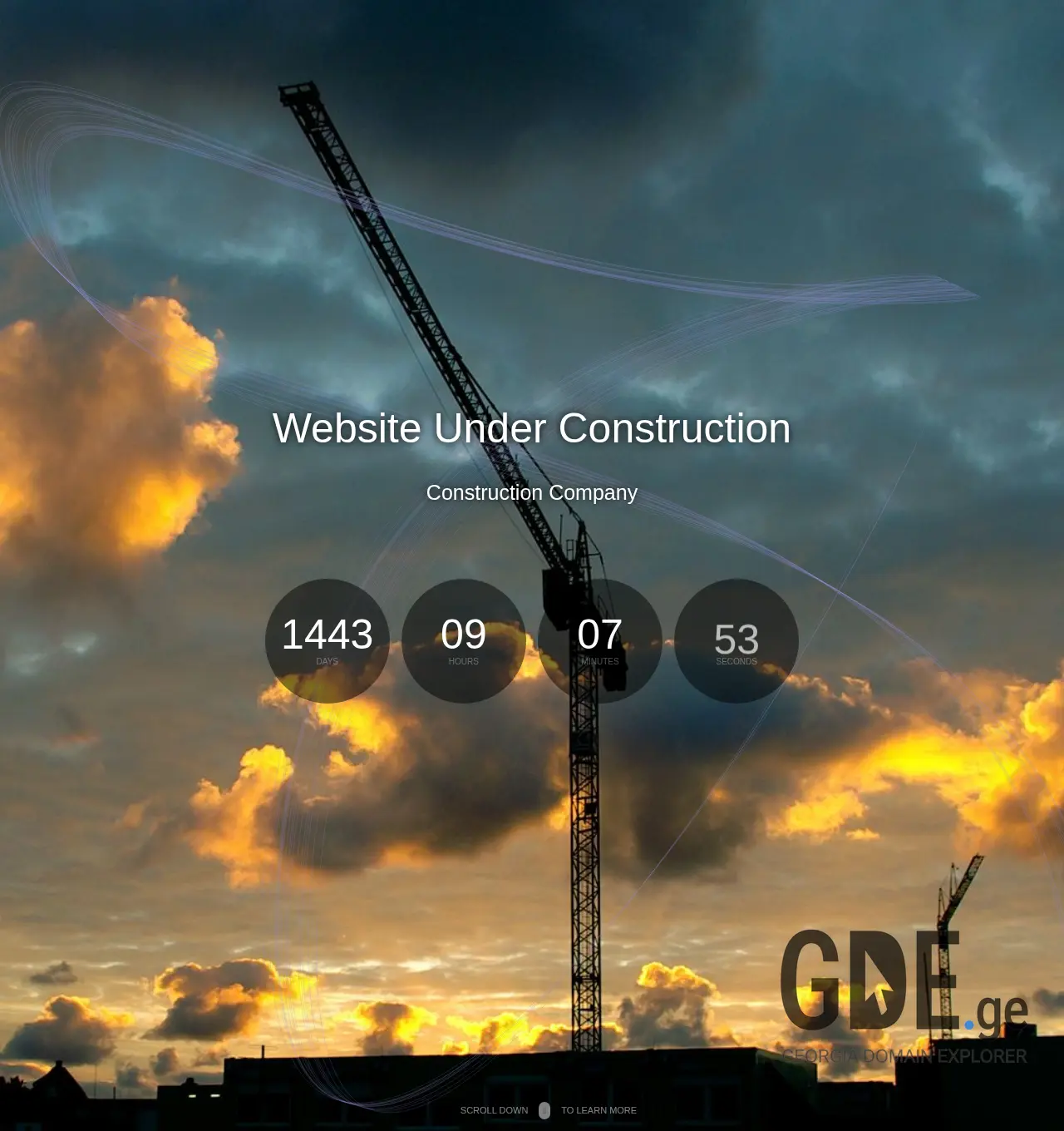 Screenshot of the site mcconstruction.ge at 2025-12-03
