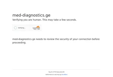 med-diagnostics.ge-ის ეკრანის სურათი