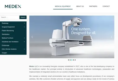 Скриншот medex.com.ge