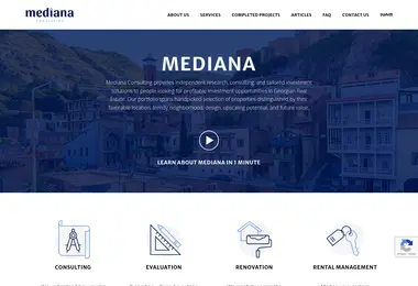 mediana.ge-ის ეკრანის სურათი