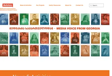mediavoice.ge-ის ეკრანის სურათი