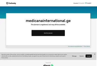 Screenshot of medicanainternational.ge