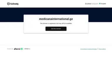 Screenshot of medicanainternational.ge