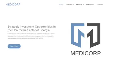 Screenshot of medicorp.ge