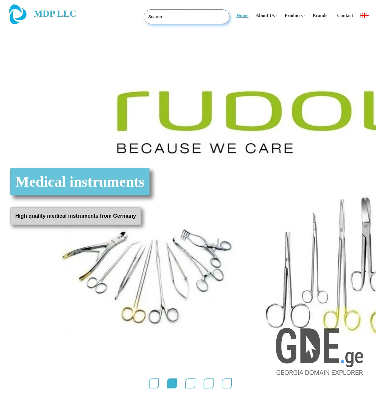 Screenshot of the site medimport.ge at 2025-11-29