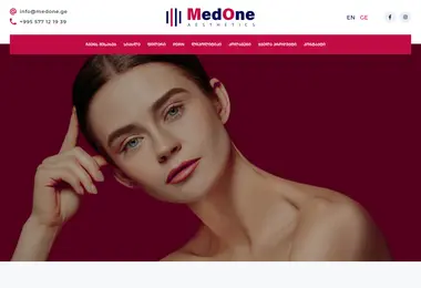medone.ge-ის ეკრანის სურათი